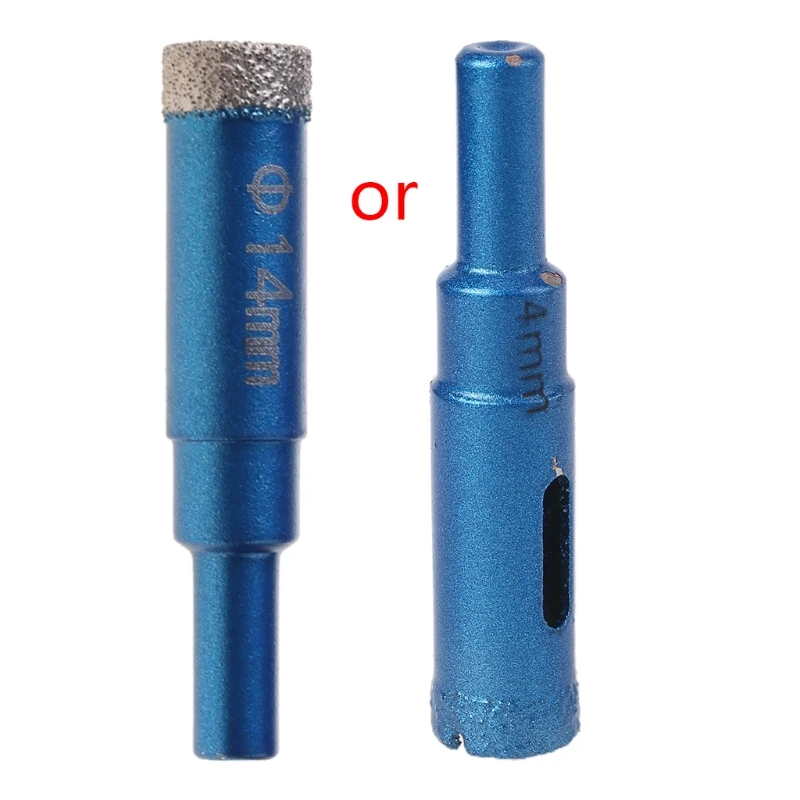 6mm 8mm 10mm 12mm 14mm 16mm Diamond Coated Drill Bit Dry Drilling for Glass