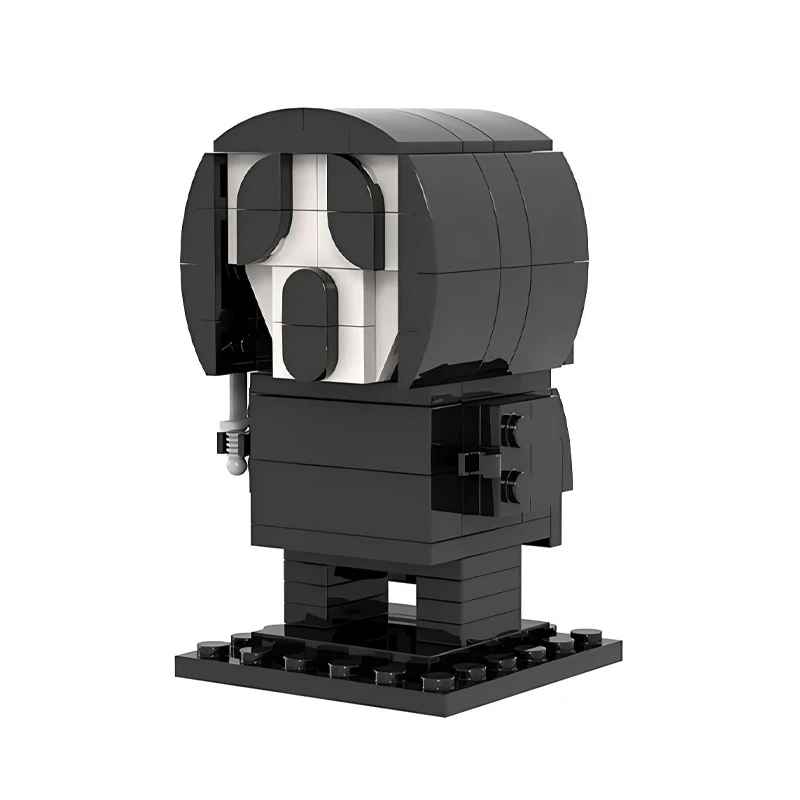 Halloween-Horrorfilm-Figur Geister-Schreimaske Killer-Puppe MOC-Bausteine Modell Kinder-Puzzle Montage-Spielzeug Geburtstagsgeschenk – Detail 3