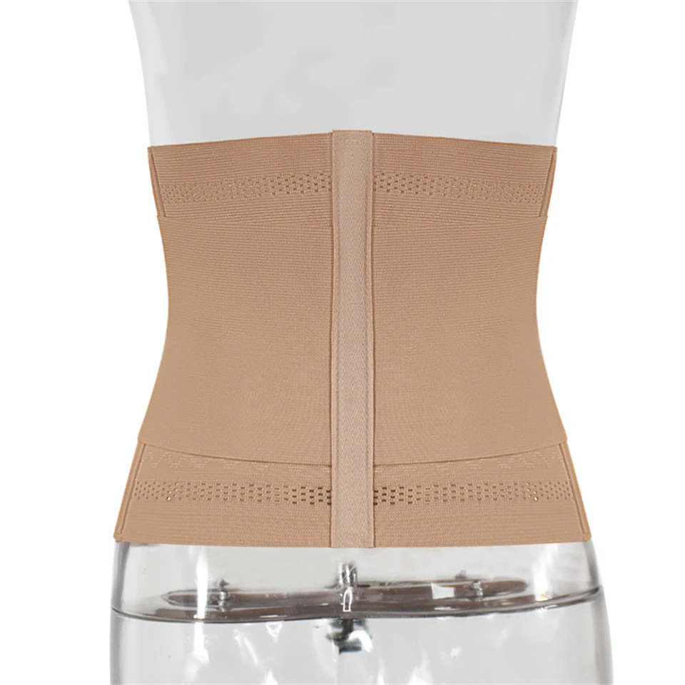 Wechery Damen Formende Korsetts Körperformer Bauchkontrolle Shapewear mit Netzbelüftung Taillentrainer – Detail 14