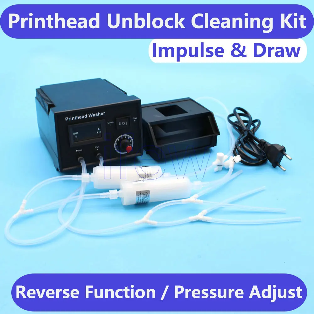 Printer Head Cleaning Machine Printhead Cleaner Kit Liquid Cleaning i3200 Clean Wash Print Head For Epson L805 L8050 L1800 L800