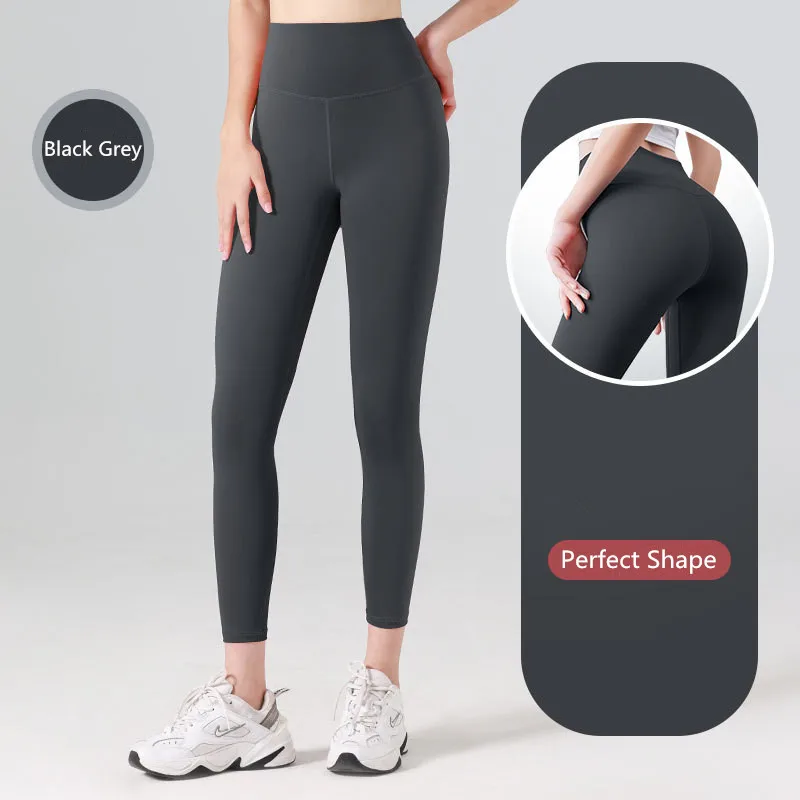 28 Colors Fitness Women Sport Seamless Leggings High Waist Elastic Solid Yoga Leggings Gym Trainning Joggings Pants Female