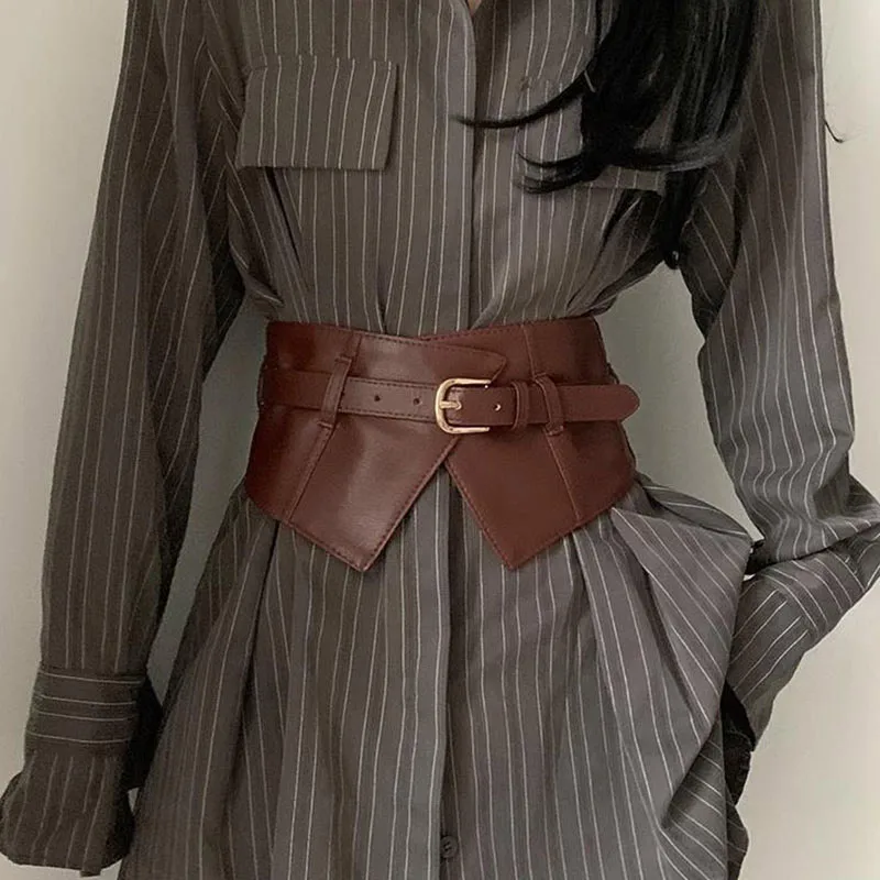 

Элегантный широкий пояс, женское модное платье, пальто, свитер, дизайн, эластичный пояс, черная ниша, широкая версия пояса