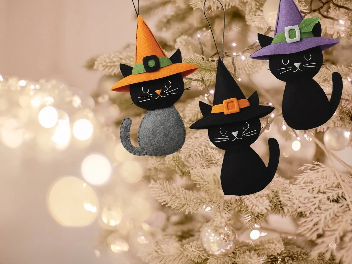 Felt Dies 2026 New Halloween Christmas Pumpkin Haunted House Cat Metal Cutting Dies For DIY Scrapbook Craft Decoration Template view 4