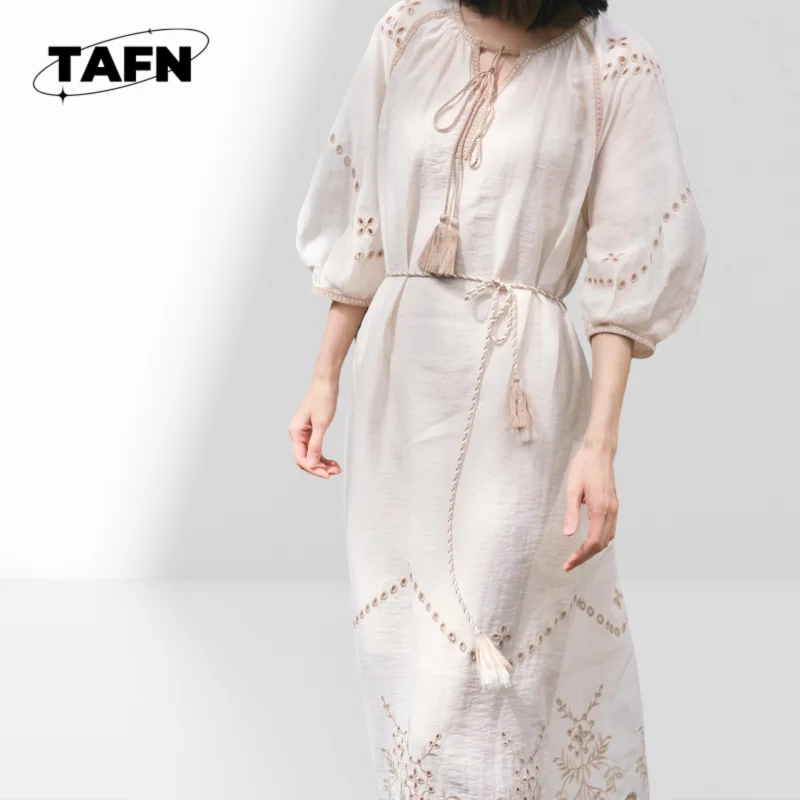 Zomer Boheemse gewaad High Street-jurk Mooi niche-temperament Comfortabel Perfect voor lente- en zomermodeAG1534