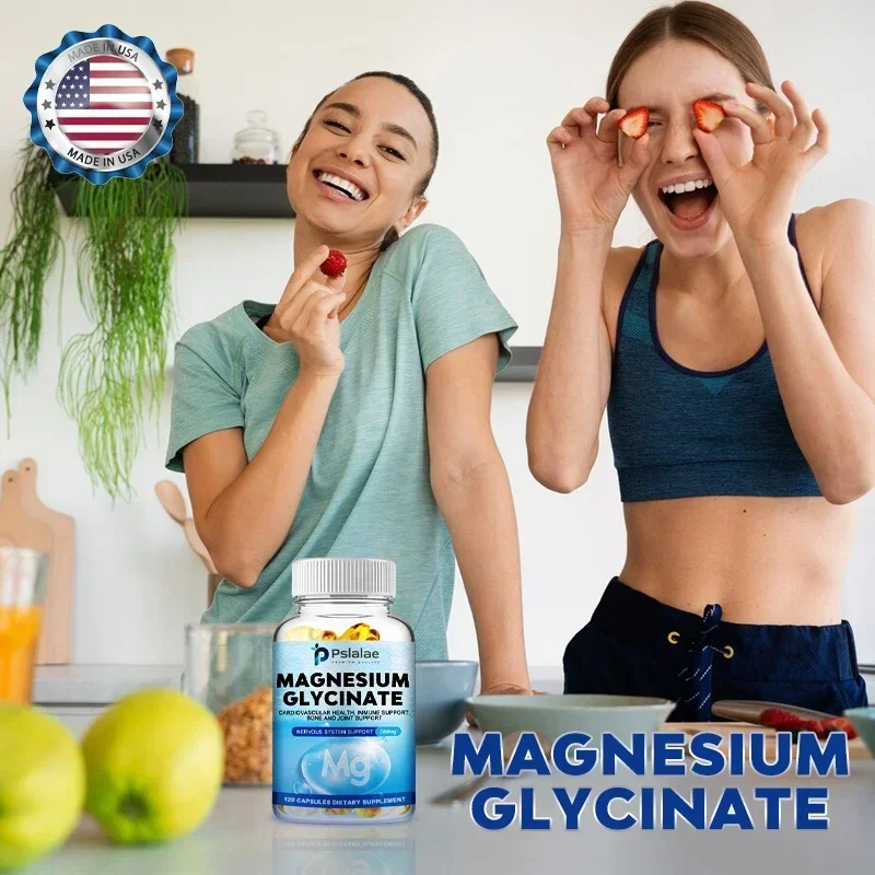 Magnesium Glycinate - Support Brain Nerve Health Support Cardiovascular Function Protect Joints Relax Muscle