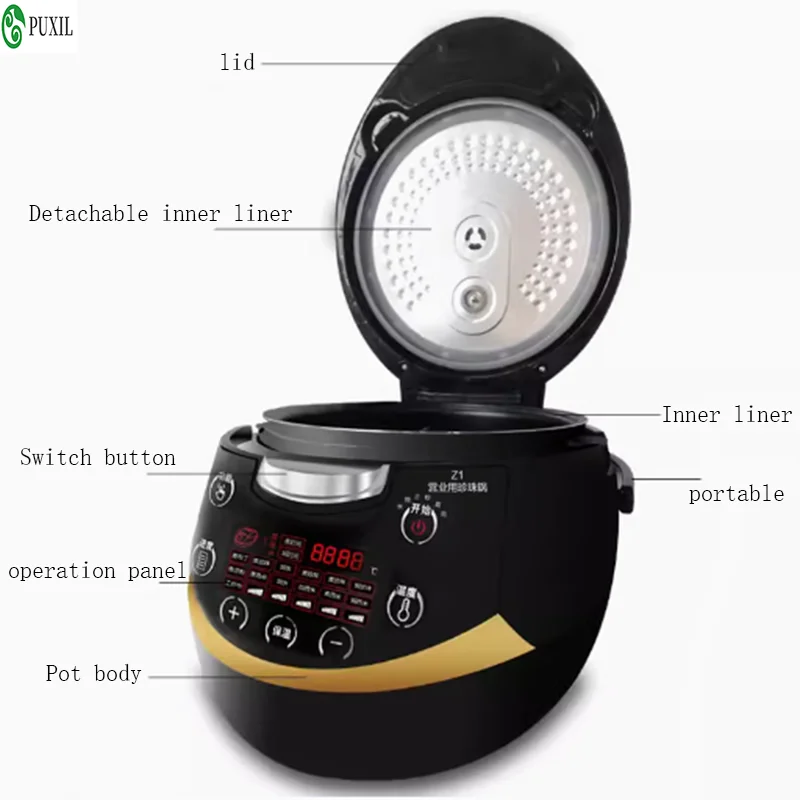 وعاء عزل تجاري لمتاجر الشاي والحليب ، معدات مخصصة أوتوماتيكية بالكامل ، صانع اللؤلؤ ، السكر الأسود ، آلة اللؤلؤ ، الأعمال