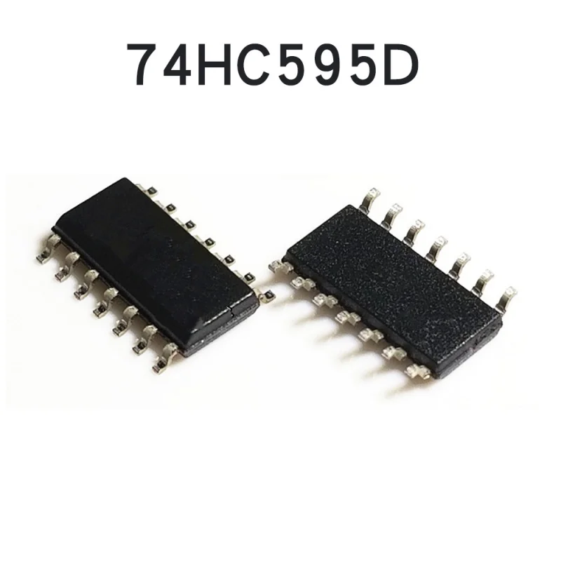

50pcs Brand New 74HC595D SN74HC595DR HC595 SMD SOP16 Shift Register
