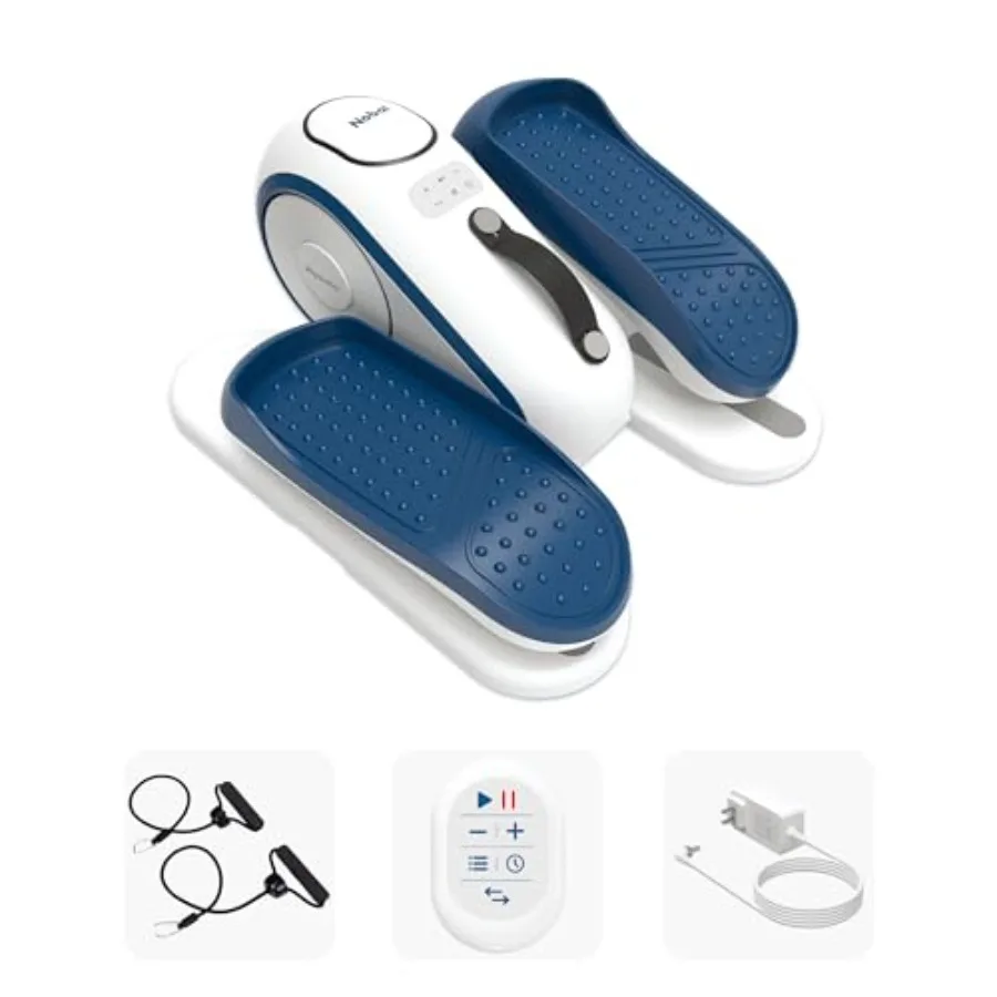 

PhysioGo2 Elliptical Exerciser Machine for Seniors Adult 8 Adjustable Auto Speeds Manual Motorized Pedaling Bi-Directional Moti