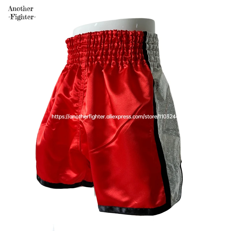 

No Logo Boxing Shorts Mens Womens Kids Muay Thai Shorts Silk Satin Kickboxing Cage Fighting Shorts Plain Martial Arts Clothing