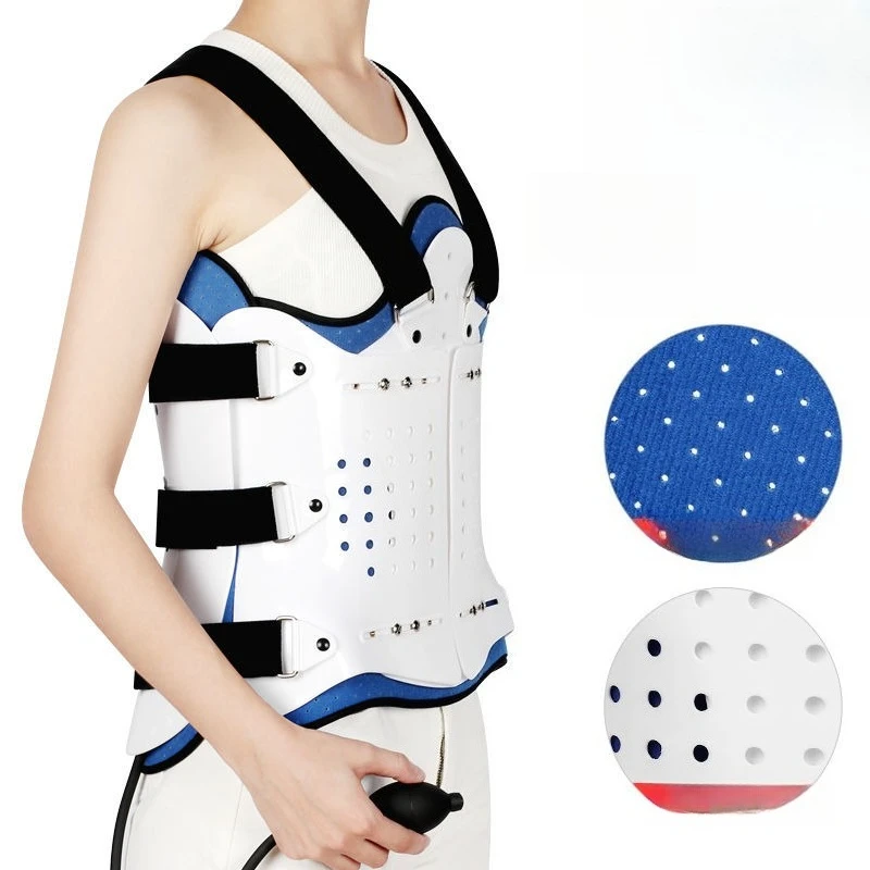 Medical Adjustable Thoracolumbar Fixation Braces, Postoperative Spinal Rehabilitation Orthosis Bracket Waist Belt