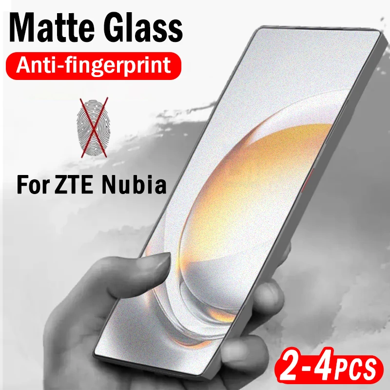

2/3/4cs Anti Glare Matte Tempered Glass for ZTE nubia Z80 Ultra Z70 Z70S Z60 Leading Z50 Z50S Z60S Pro Frosted Screen Protector