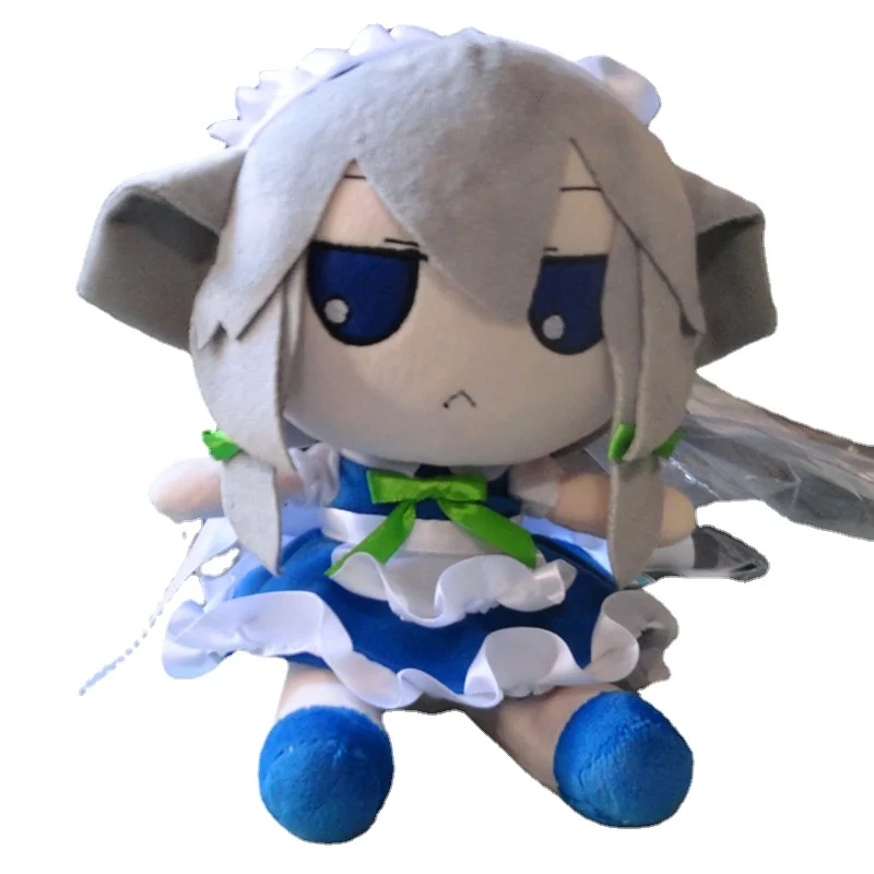 Anime Cosplay Inu Sakuya Fumo 28cm Cute Girl Cartoon Stuffed Pillow Birthday Xmas Gifts