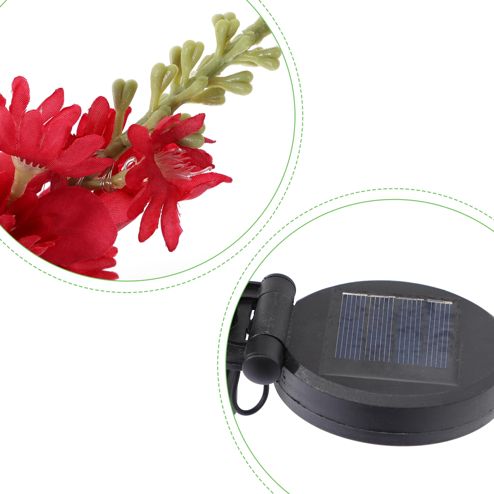 

Solar Violet Lamp LED Garden Light Yard Decorative Pathway Ground Insert Outdoor Flower Stake Lights Waterproof Powered