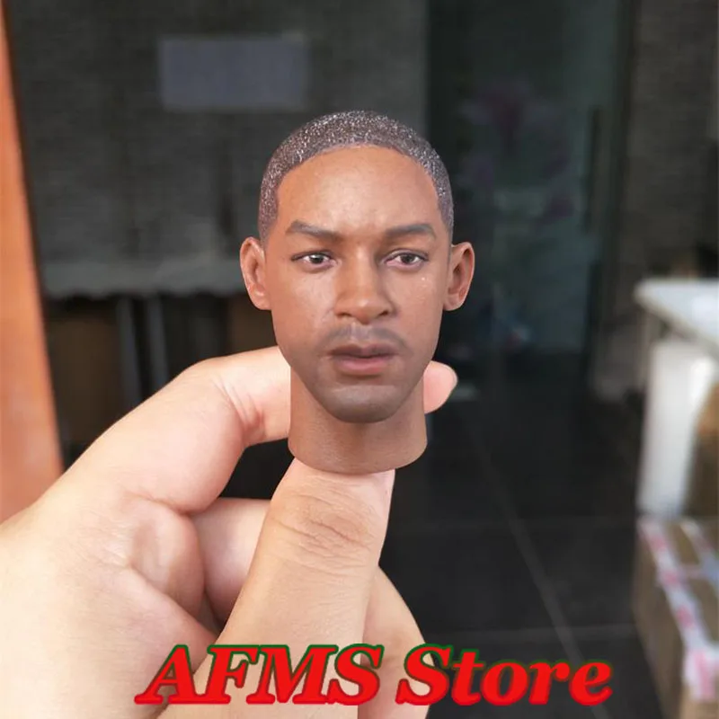 Figura colecionável em escala 1/6, escultura de cabeça will smith, bonecas lendárias, homens em preto, para homens de 12 espaços, corpo de figura de ação de soldado