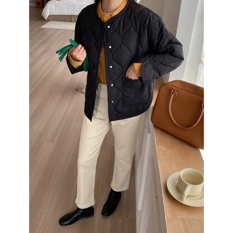 تصميم مريح المعين التماس سترة قطنية خفيفة #4