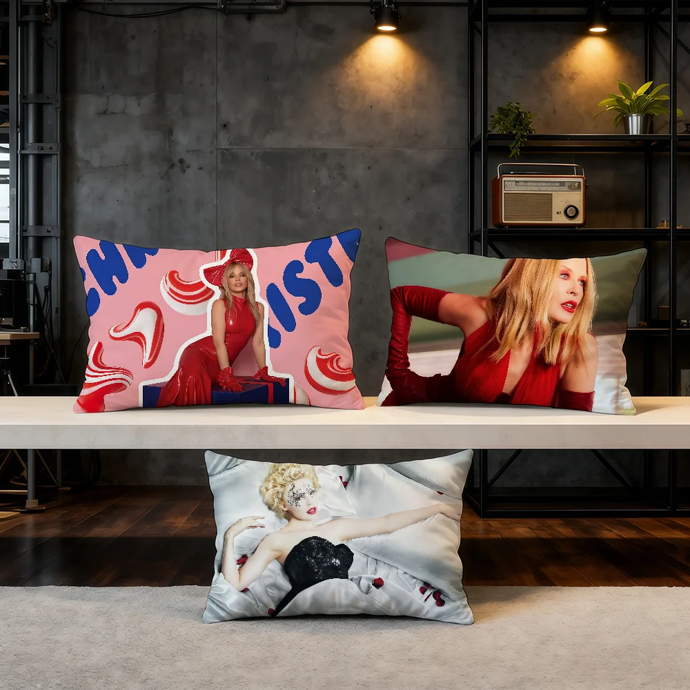 Singer K-Kylie Minogue cushion cover Hit Product Home Sofa living Room Double-sided Soft Decorative Pillow Cover
