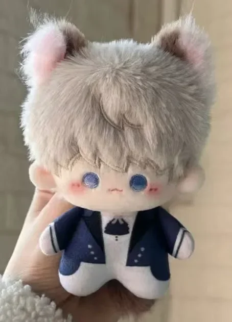 10 センチメートルアニメ愛とディープスペースザビエルコスプレ猫耳尻尾ぬいぐるみぬいぐるみふわふわモーメット人形おもちゃハロウィンギフト