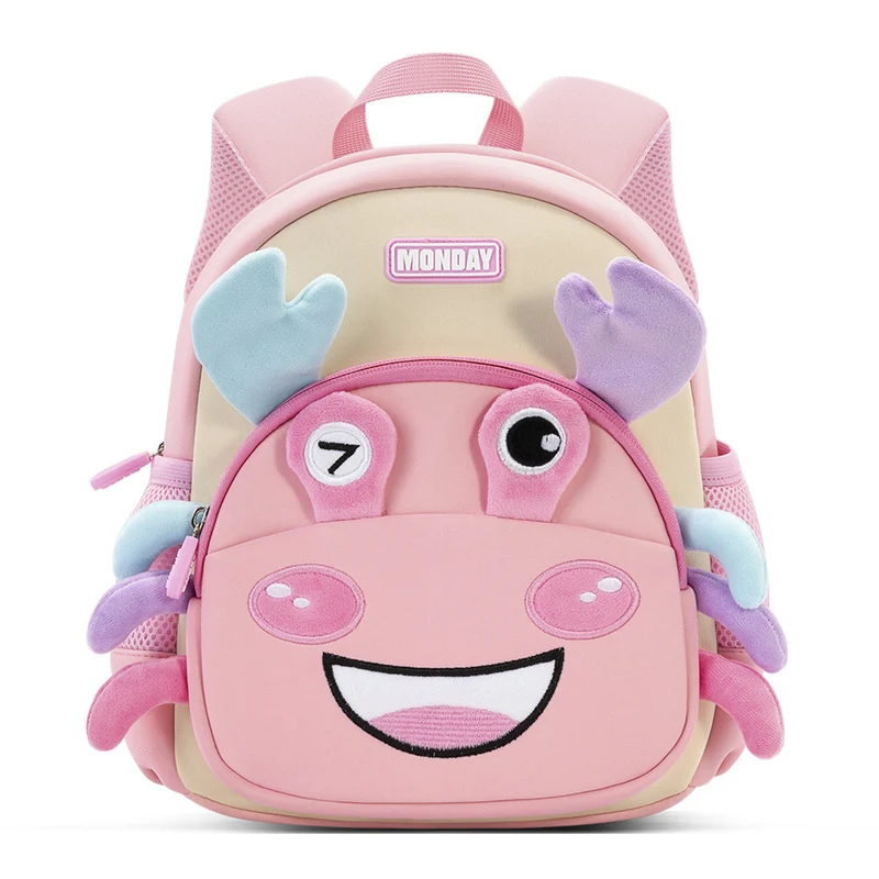 

Cute Crab Backpack for Girls Kids Unicorn School Bag Lightweight Kindergarten Ergonomic Schoolbag Boys Children mochila escolar
