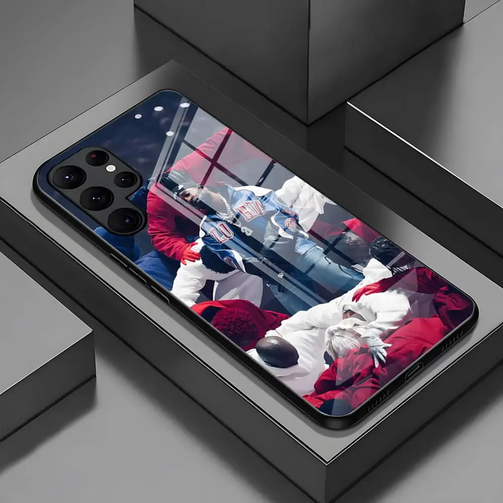 Kendrick Lamar Phone Case For Samsung S24 S23 S21 S20 S22 A24 A34 A54 A53 Note 20 Pro Ultra Plus 2024 Glass Back Cover