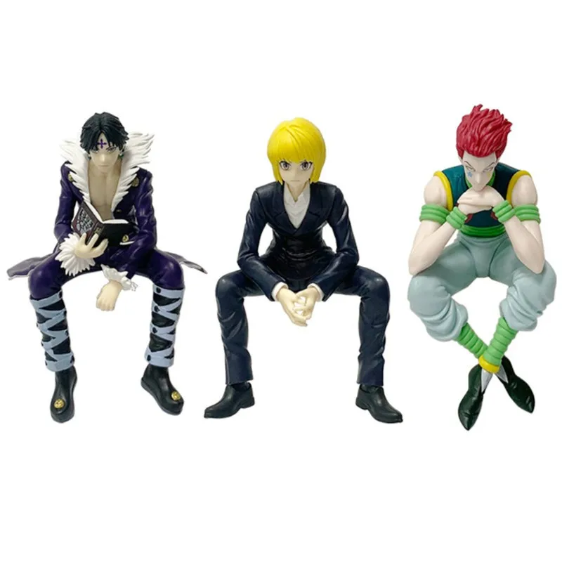 14cm Hunter×Hunter Anime Figure Phantom Troupe Hisoka Action Figure Noodle Stopper Room Decoration Noodle Stopper PVC Model Toys