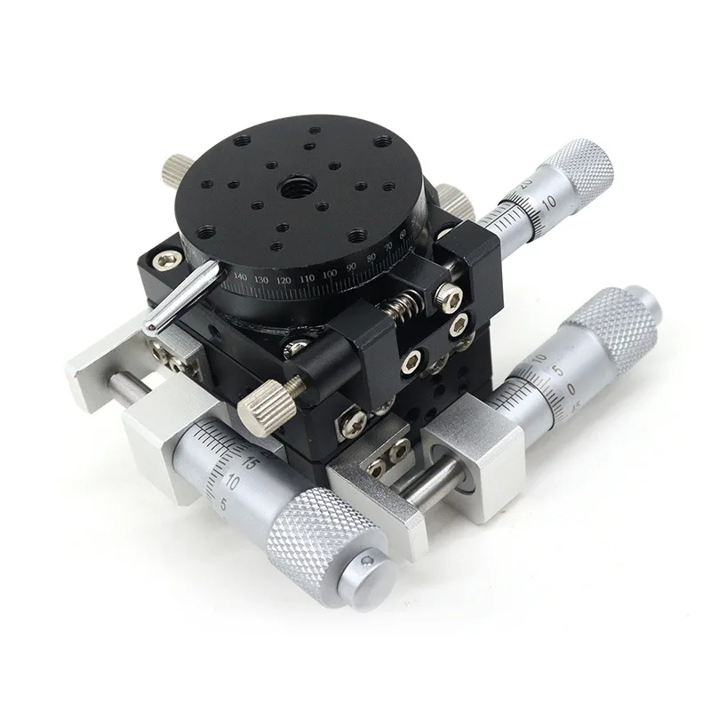 XYZ 3-axis 40x40mm manual stage high positioning laboratory optics