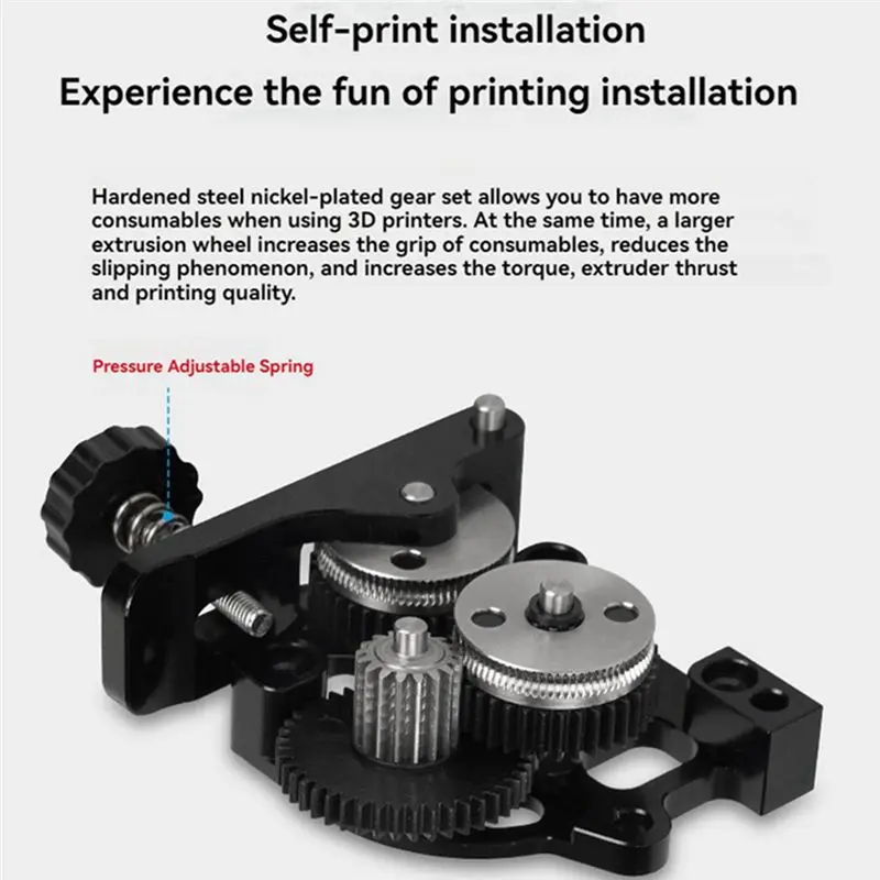 Innovative High Precision Gear Set For HGX-Extruder BMG Extrusion Accessories With Reduction Mechanism