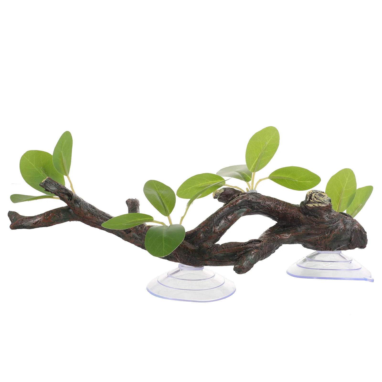 

Premium Resin Terrarium Decor Artificial Branch for Reptiles Snake Lizard Frog Tank Climbing Resting Place with Strong Suction