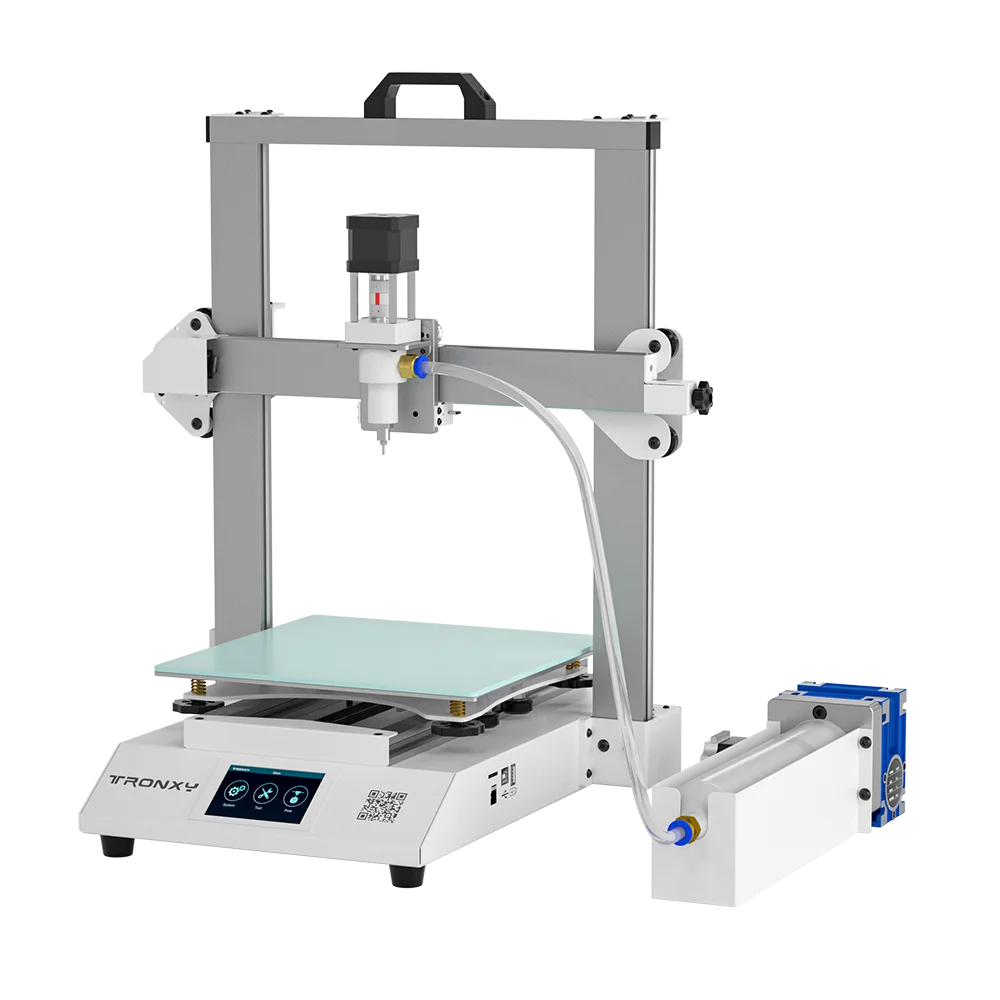 Tronxy Moore 2 Pro 3d Printer Ceramic&Clay 3d printer 3.5 Inch Touch Sreen 255*255*260mm with Feeding system electric putter