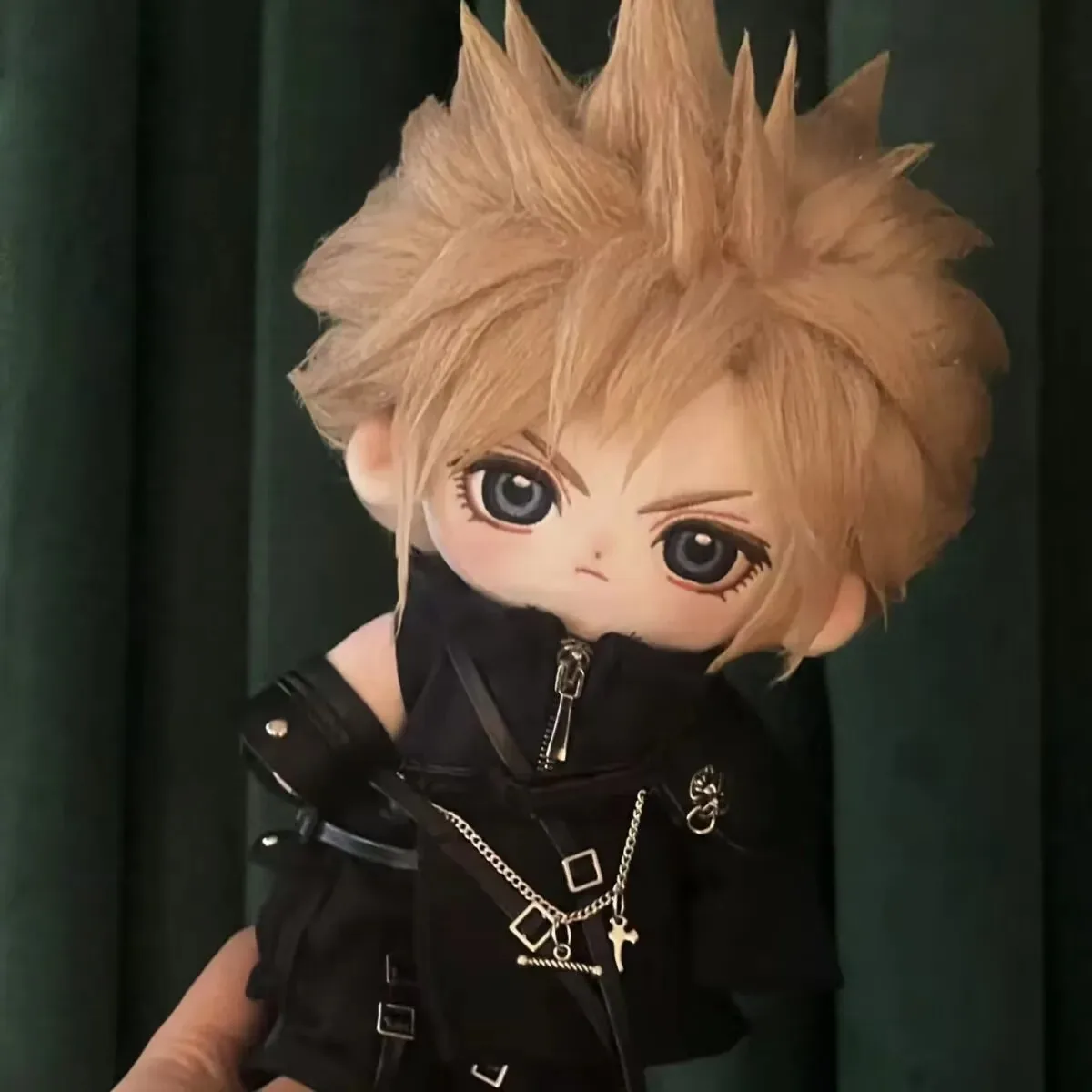 

NEW Game Cloud Strife Handsome Boy Cosplay Plush Doll Nude Body 20cm Dress Up Clothes Outfit Stuffed Toy Plushie Birthday Gift