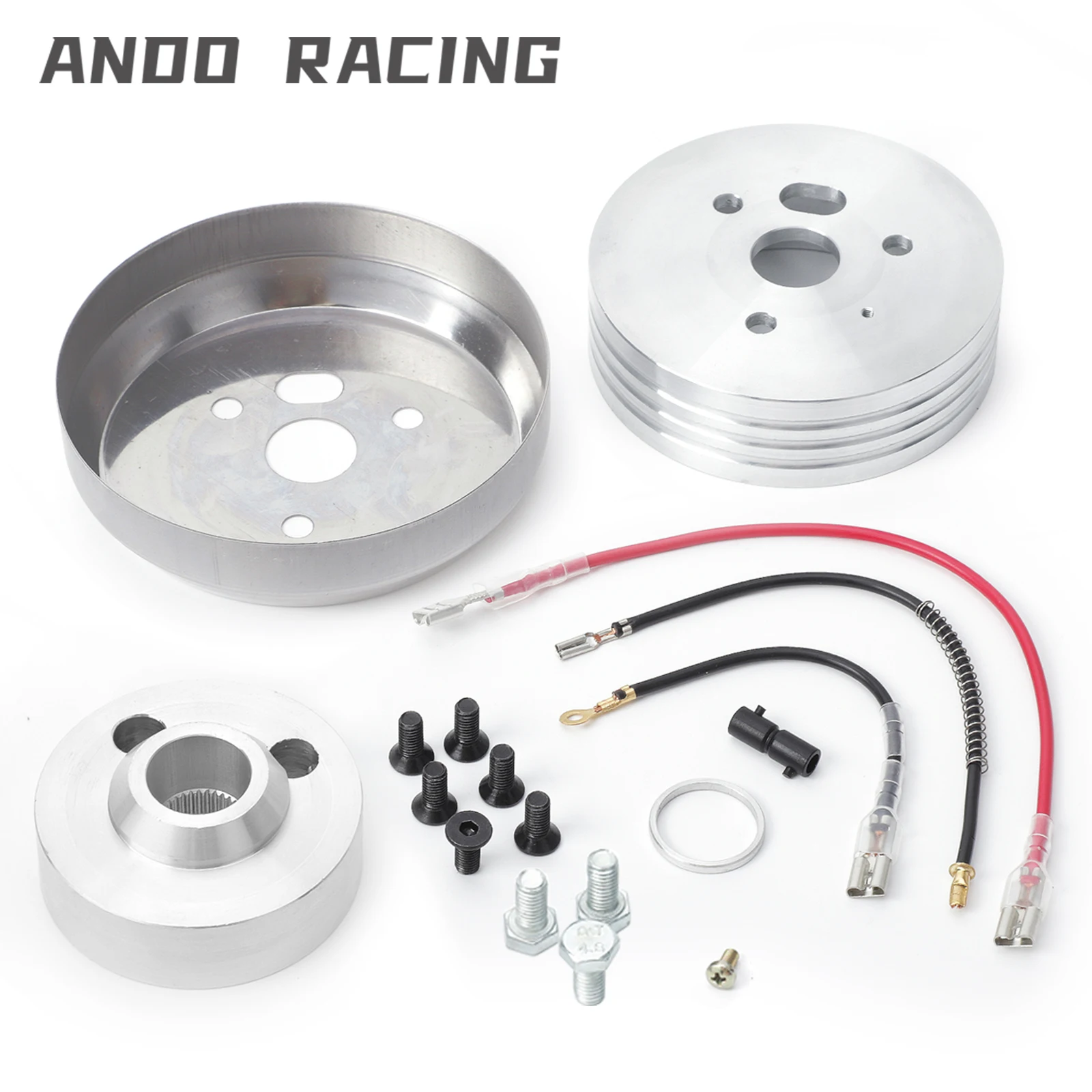 

5/6 Hole Steering Wheel Hub Adapter 70mm (2.75") PCD Short Hub Connector For Chevrolet Chevy GM Flaming River Ididit Buick Jeep