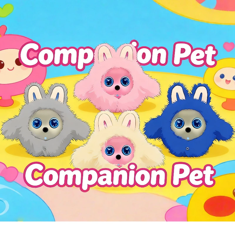 Kbaby AI Companion Robot Plush Voice Interactive Electronic Pet Stuffed Doll Desktop Toy For Kids Parent Child Companion