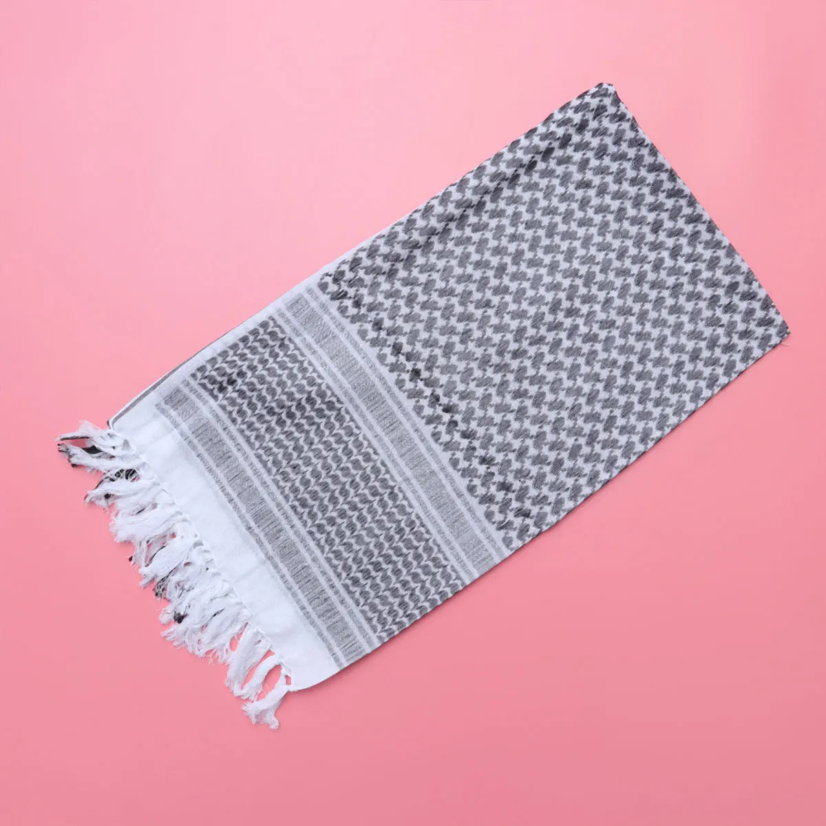 

Neck Shawl Wrap Cotton Breathable Warm Winter Unisex Arab Head Wrap Outdoor Camp Hiking Accessory