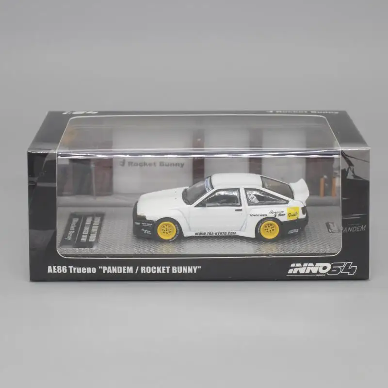 INNO64 MODELS 1:64  AE86 trueno panem  Diecast Model Car Kids Toys Gift