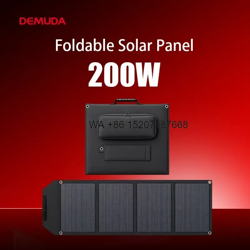 Wmwmnu High Efficiency Outdoor Waterproof 100W 200W 300W Sunpower Flexible USB Folding Solar Panel for Portable Power Station