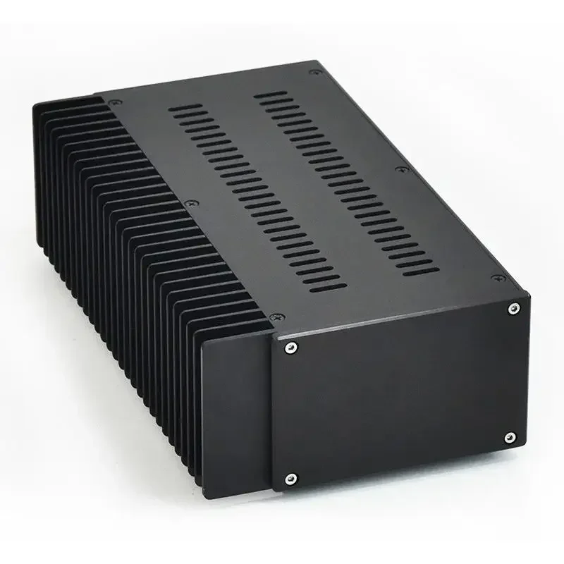 BZ1809 Split Power Amplifier Chassis, All-Aluminum Housing, Unilateral Heat Dissipation for Audio Amplifiers