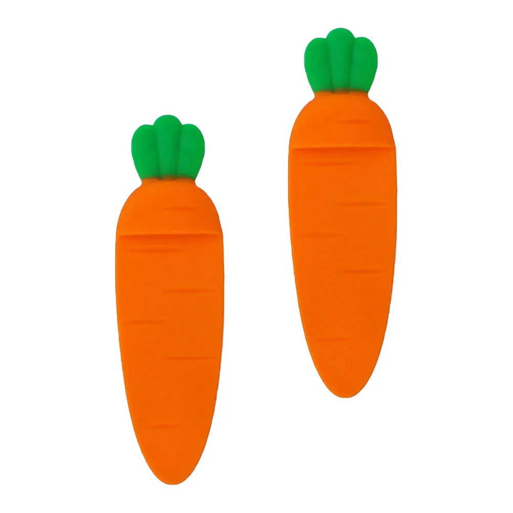 

Carrot Bookmarks Pcs Lovely Animal Silicone Imitation Student Student Bookmarks Stationery Gifts Reading Accessories Bookmark