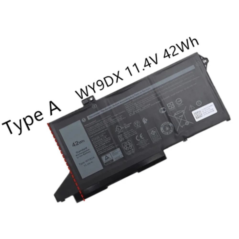 Imagem -04 - Bateria do Portátil de 11.4v 42wh Wy9dx 15.2v 63wh Rj40g para Dell Latitude 5520 5420 3560 P104f P137g 01k2cf 075x16 0wk3f1 005r42