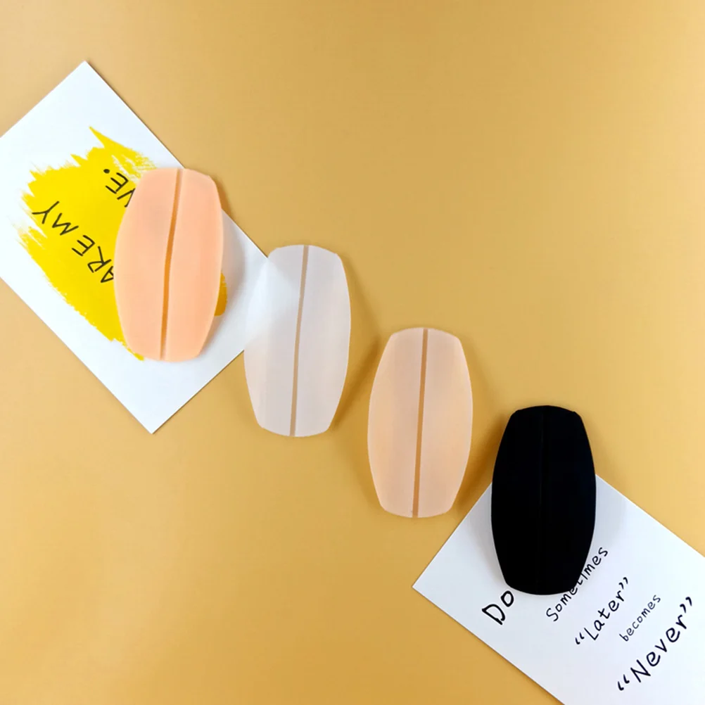 

6pcs Silicone Pads Non-Slip Invisible Adhesive Enhancer For Women Stretchy Rounded Shoulder Cushion Reusable Shoulder Inserts