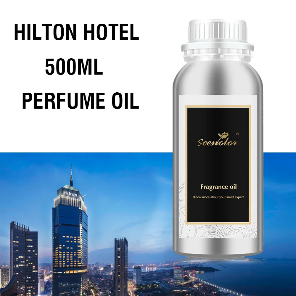 500ML Hot Hilton Hotel Fragrance Oil For Home Perfumes Hotel Series Essential Oils For Aromatic Diffuser DIY Candle Soap Making