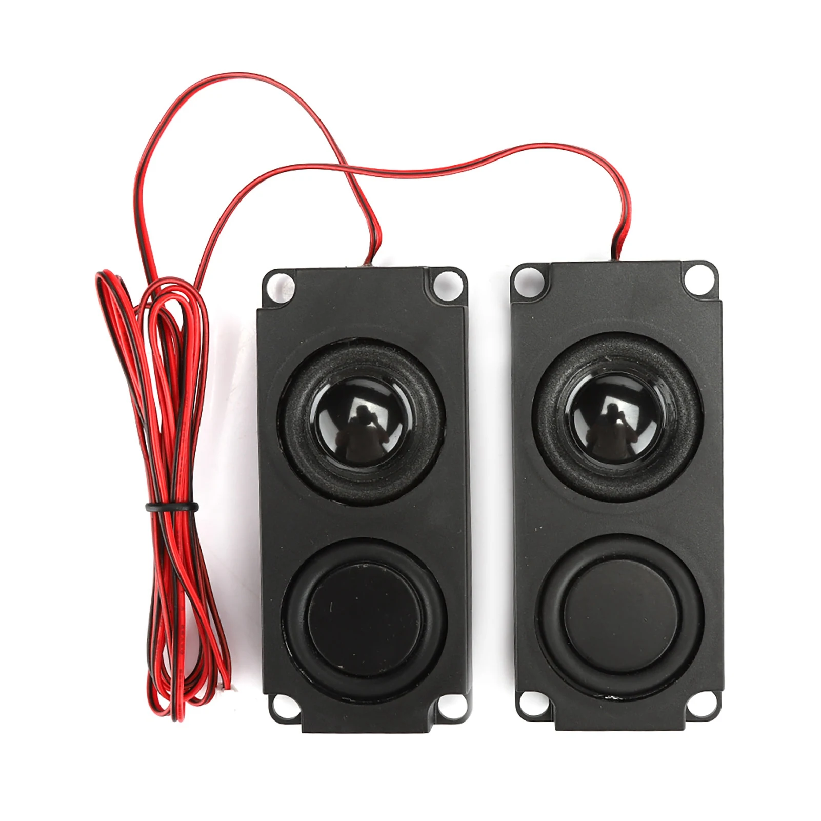 8Ω 5W Tragbarer Subwoofer-Lautsprecher 40mm Magnetische Befestigung Doppellautsprecher für TV-Monitore Subwoofer-Lautsprecher