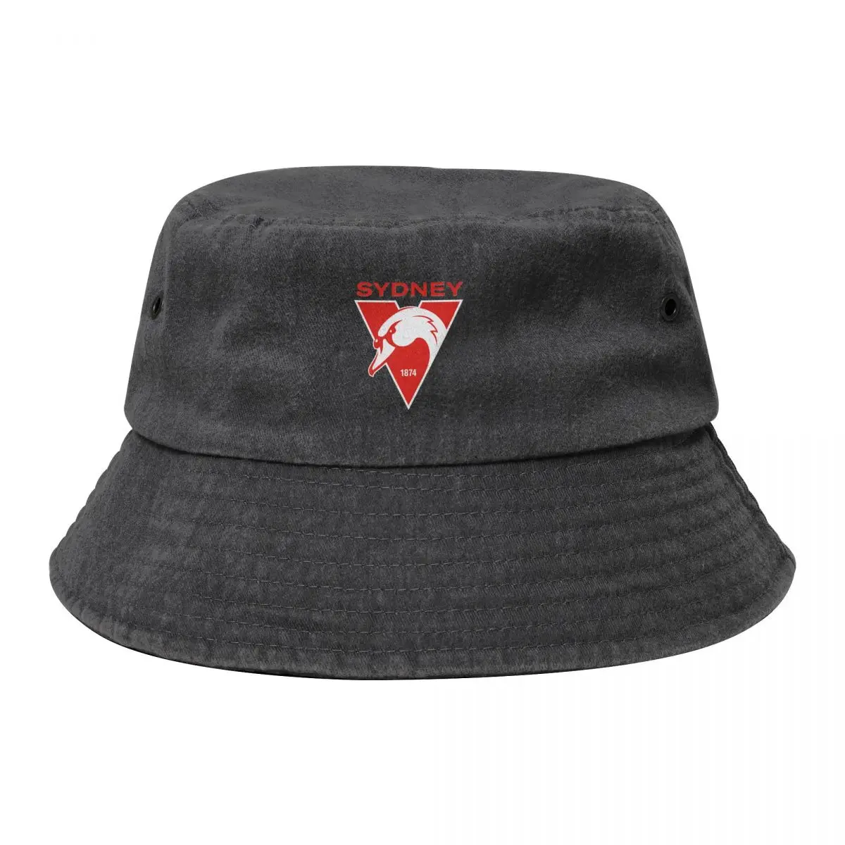 

Sydney the Bloods Swans Haughty Swannies-\ts \t Bucket Hat sun hat Designer Hat Snapback Cap Fishing cap Men's Caps Women's