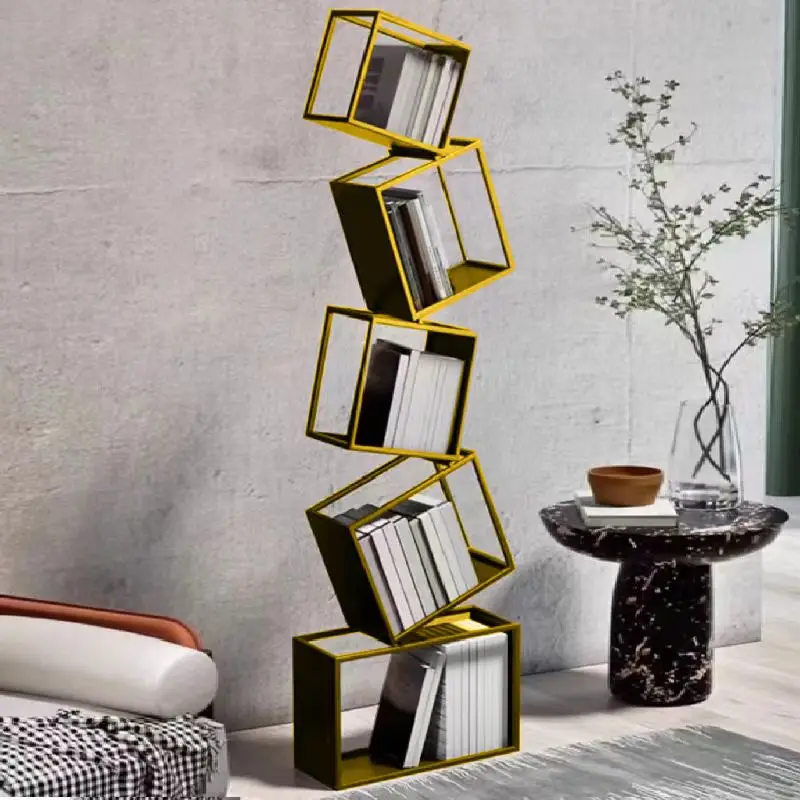 Booksellers Bedroom Shelf Corner Furniture Library Nordic Bookcase Books Kids Bookshelf Organizer Room Storage Repisa Interior image 4