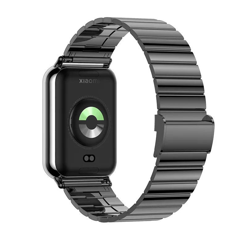 Cinta de aço inoxidável para huawei band 7 6 banda inteligente pulseira de metal para huawei banda 6 pro pulseira para banda de honra 6 pulseiras