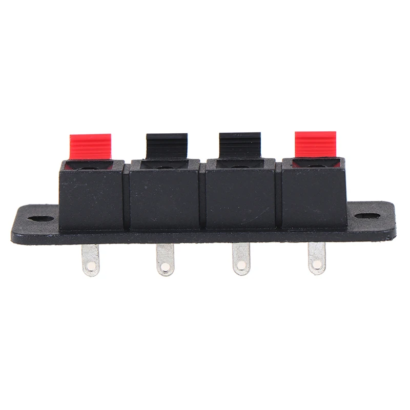 2Pcs 4-digit Speaker Clip 4P Spring Terminal Audio Terminal WP4-4 Four Digit Aging Test Wiring Clip