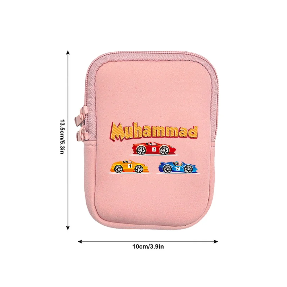 Customized Name Outdoor Sports Water Bottle Bag Portable Water Bottle Pockets Multi-functional Earphone Storage Pack
