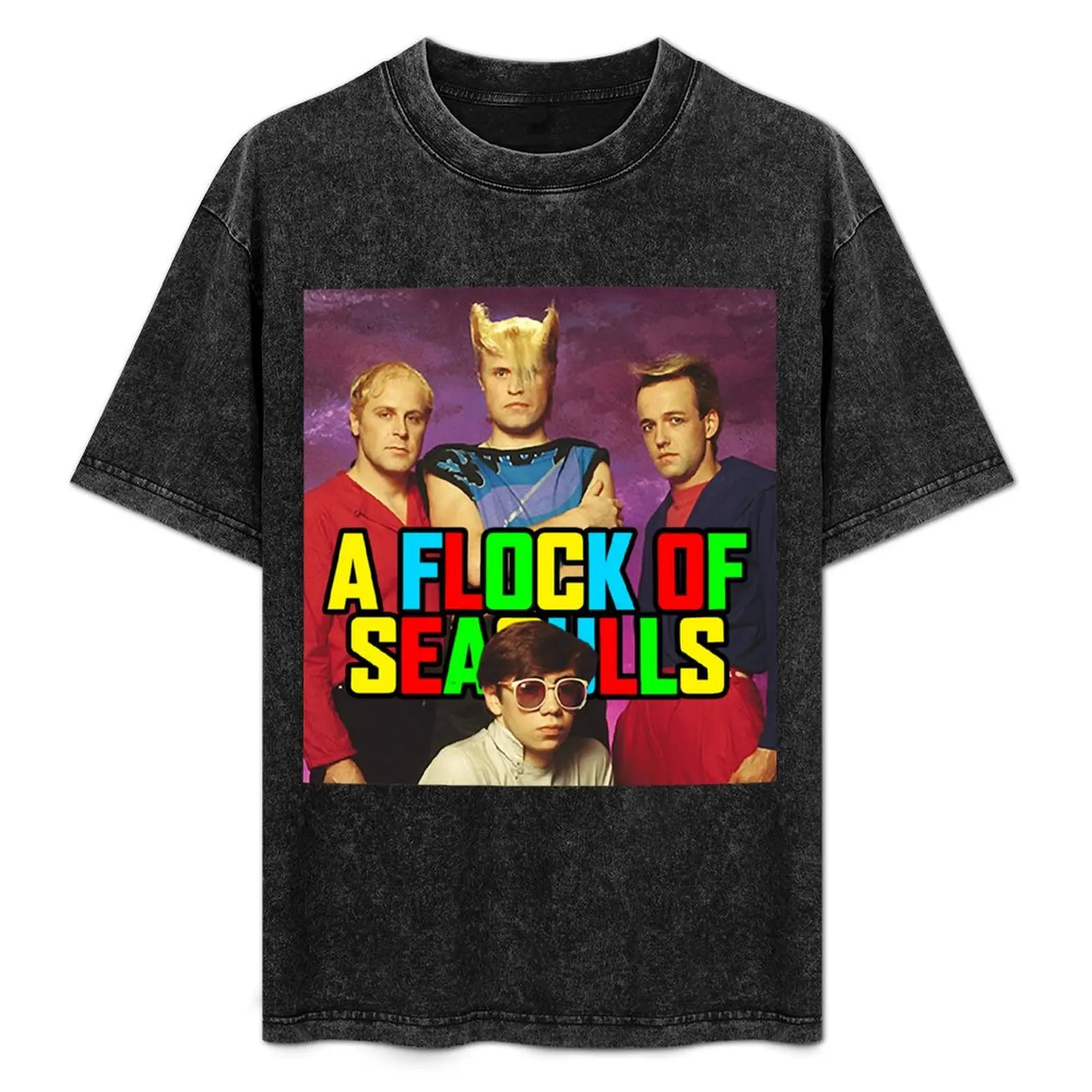 A Flock of Seagulls T-Shirt vintage t shirts topping sublime mens plain t shirts