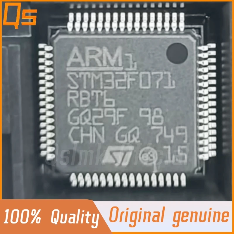 

New Original STM32F071RBT6 LQFP-64 ARM Cortex-M0 32-bit microcontroller MCU