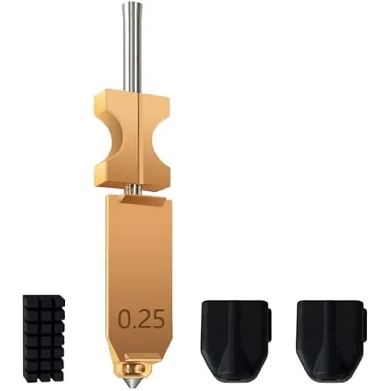 

AU61-Nozzle Assembly For FLASHFORGE AD5X Upgraded 3D Printer Hotend- 0.25Mm, Extra 2PCS Silicone Socks+ 1PC Nozzle Brush