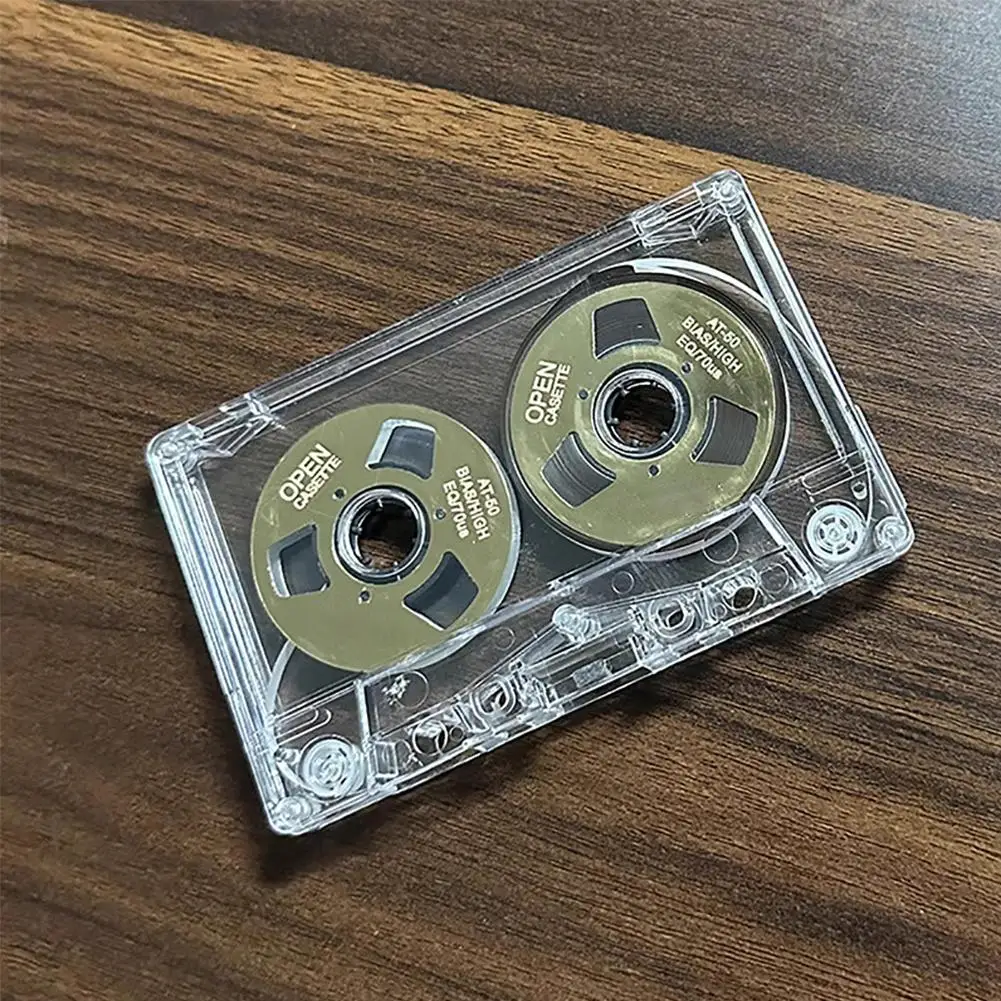 Retro Metal Bias Blank Audio Recording Cassette Tape 50 Minutes Recording Time Low Noise Audio Cassettes Multiple Colors