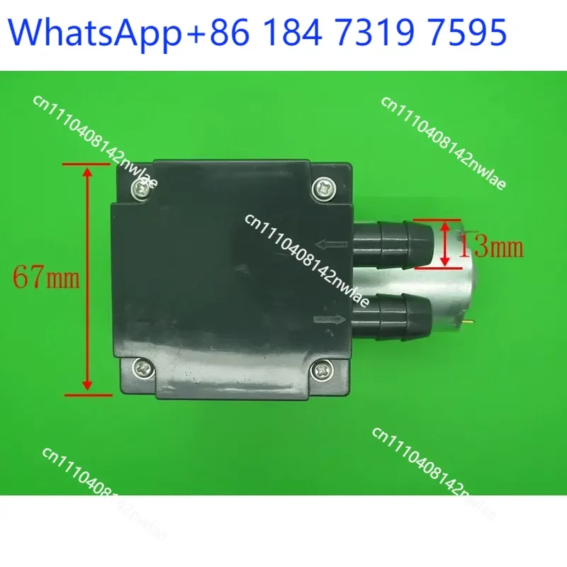12V 24V DC Miniature Diaphragm Vacuum Pump Negative Pressure Suction Pump Large Flow 30L